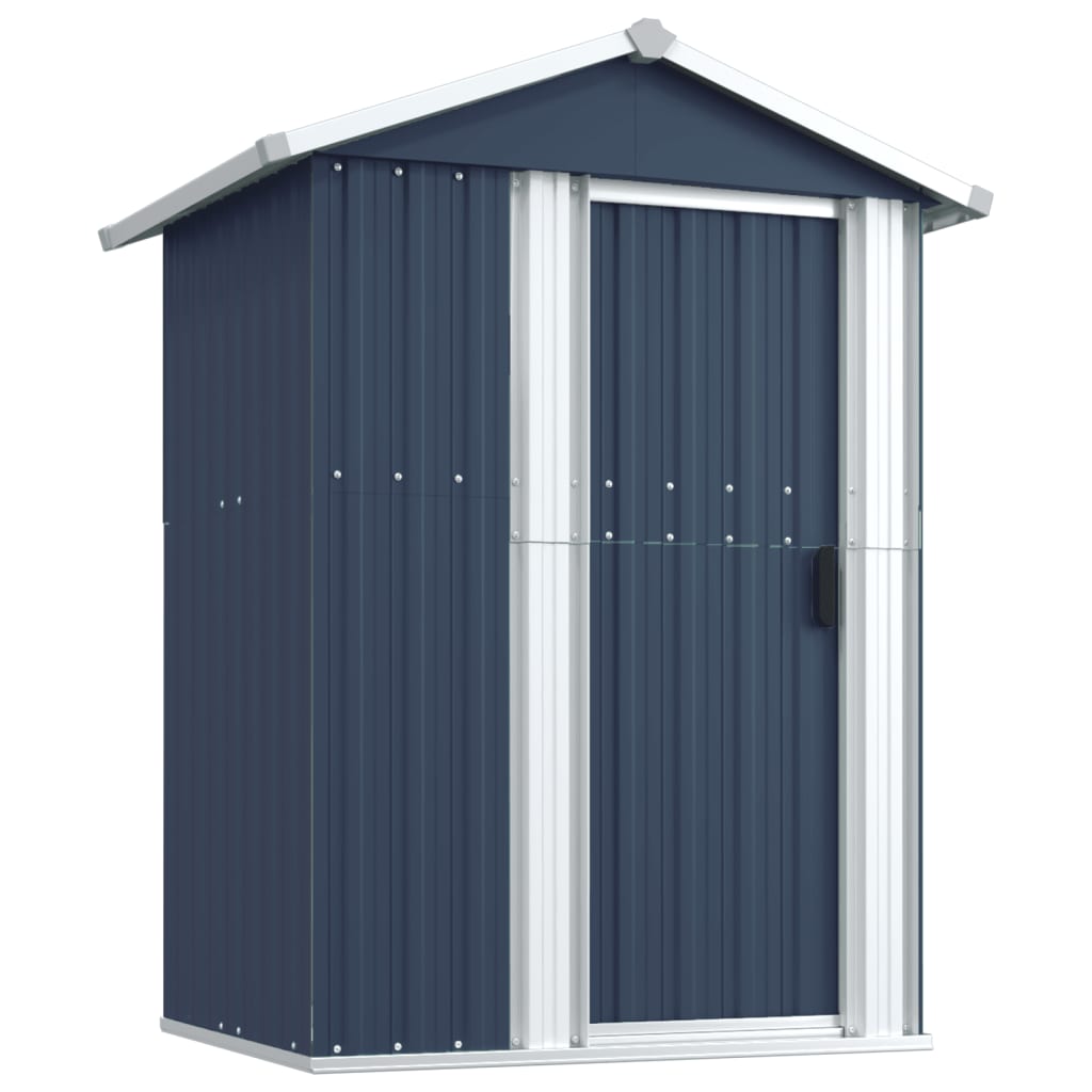 Garden Shed Anthracite 49.6x38.4x69.7 Galvanized Steel