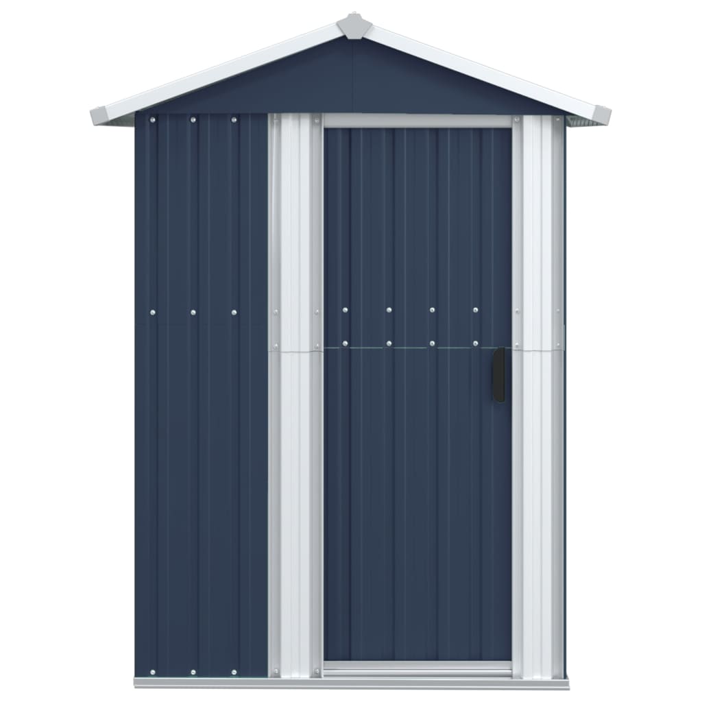 Garden Shed Anthracite 49.6x38.4x69.7 Galvanized Steel