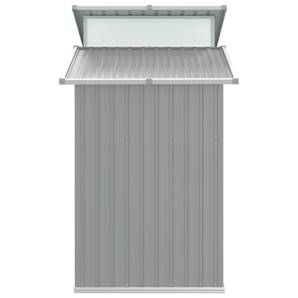 Garden Shed Grey Galvanized Steel Large Garden Shed Rectangular – Bostome