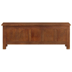 Storage Box Brown Solid mango wood, MDF 43.3 x 11.8 x 15.7 in