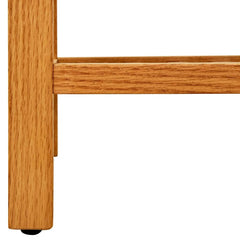 Shoe Rack with 4 Shelves 39.4x10.6x31.5 Solid Oak Wood