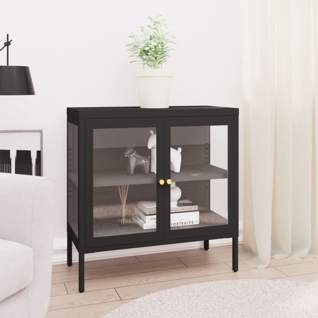 Sideboard Black Powder-coated steel Medium Sideboard