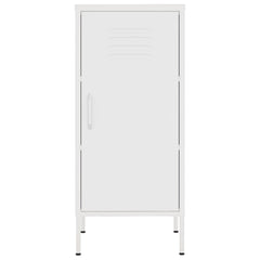 Storage Cabinet White Steel Medium Heavy Weight Endurance