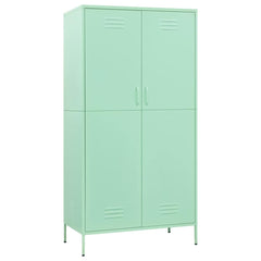Wardrobe Mint Steel 35.4 x 19.7 x 70.9 in Modern Mint Wardrobe