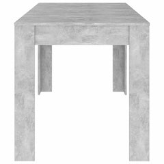 Dining Table Concrete grey Engineered wood 55.1 in long Durable