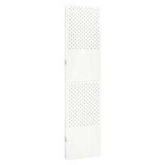 4-Panel Room Divider White 63x70.9 Steel