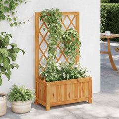 Garden Raised Bed Natural wood color Solid acacia wood Medium