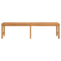 Garden Bench Warm Teak Solid Teak Wood 70.9 in length Durable