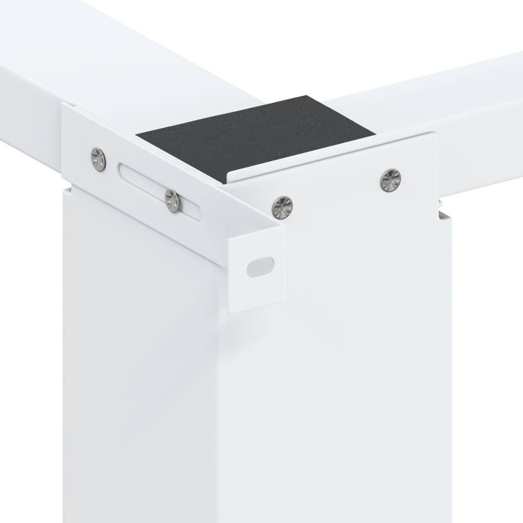 Washing Machine Pedestal with Pull-Out Shelf White