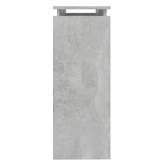 Console Table Concrete Grey Engineered Wood Standard Modern
