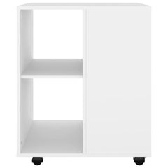 Storage Cabinet White Engineered wood Medium Sleek