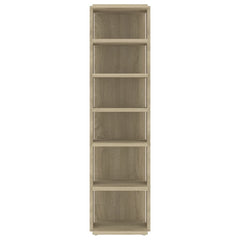 Shoe Cabinet Sonoma oak Engineered wood Compact Shoe Cabinet