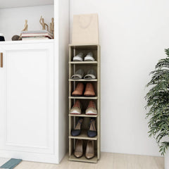 Shoe Cabinet Sonoma oak Engineered wood Compact Shoe Cabinet