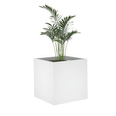Planter Box White 15.7x15.7x15.7 Engineered Wood