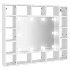 Mirror Cabinet White Engineered wood Wall mounting Mirror Cabinet