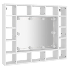 Mirror Cabinet White Engineered wood Wall mounting Mirror Cabinet