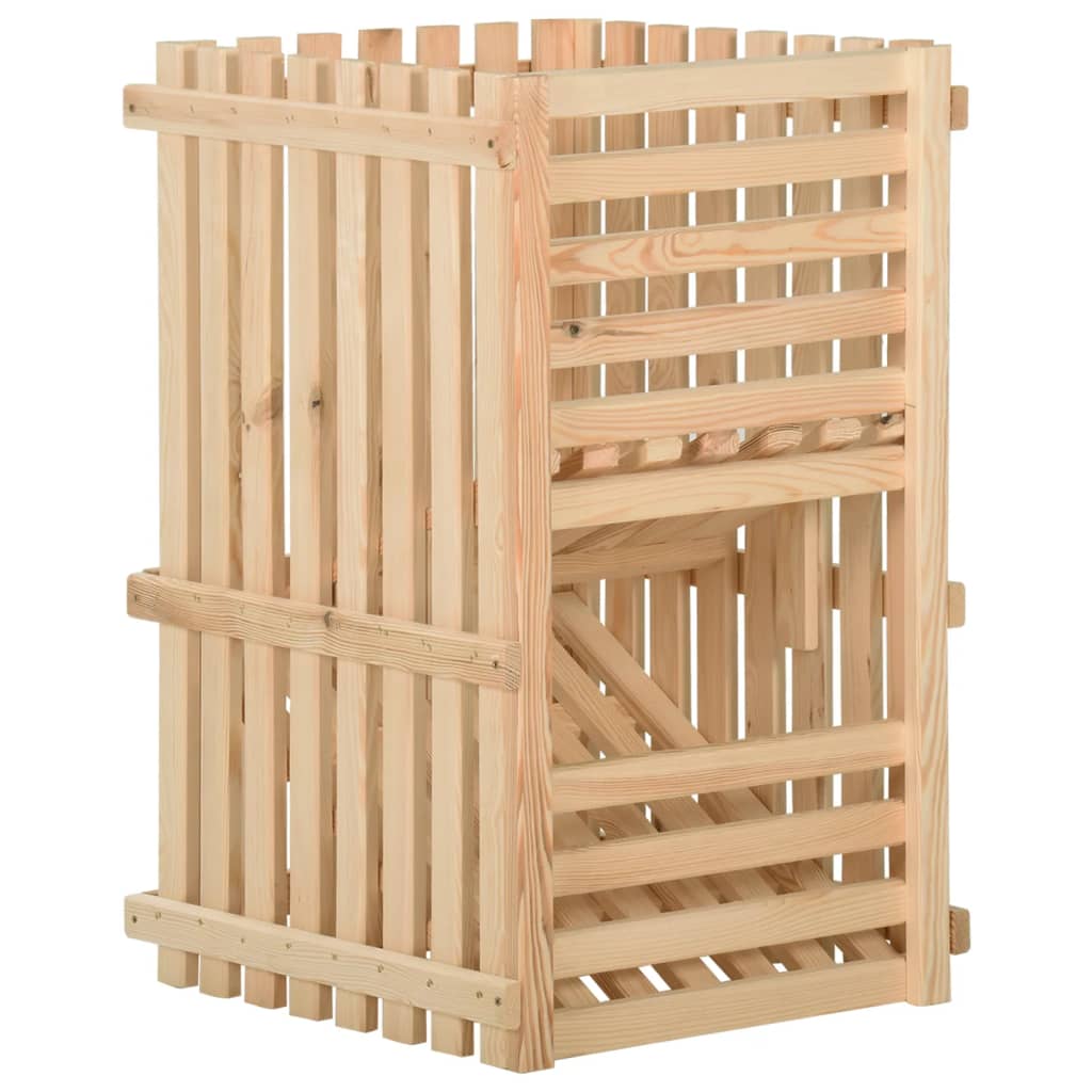 Potato Box Pine Solid Pinewood 19.7x19.7x31.5 in Potato Box