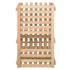 Potato Box Pine Solid Pinewood 19.7x19.7x31.5 in Potato Box