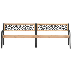 Garden Bench Natural wood Chinese fir wood Large Durable