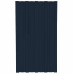 Roof Panel 36 pcs Anthracite 31.50 x 17.72 in Galvanised steel