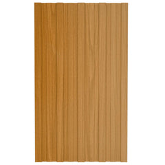 Roof Panel 12 pcs Natural 31.50 x 17.72 in Galvanised steel
