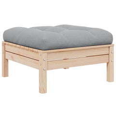 2-seater Garden Sofa Set of 2 Grey