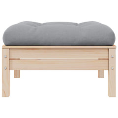 2-seater Garden Sofa Set of 2 Grey