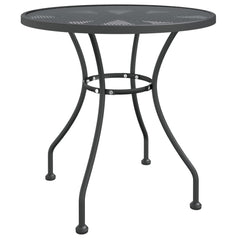 Garden Table Anthracite Expanded Metal Mesh Medium Durable