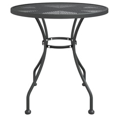 Garden Table Anthracite Expanded Metal Mesh Medium Durable
