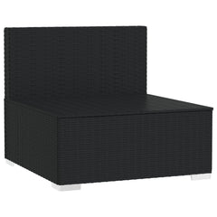 3-seater Sofa Black