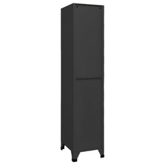 Locker Cabinet Anthracite Steel Large Locker Cabinet