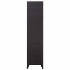 Locker Cabinet Anthracite and Red Steel Standard Locker Cabinet