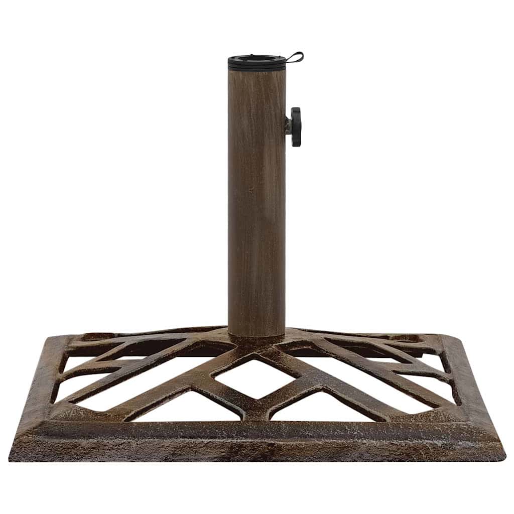Umbrella Base Bronze 17.3x17.3x12.2 Cast Iron