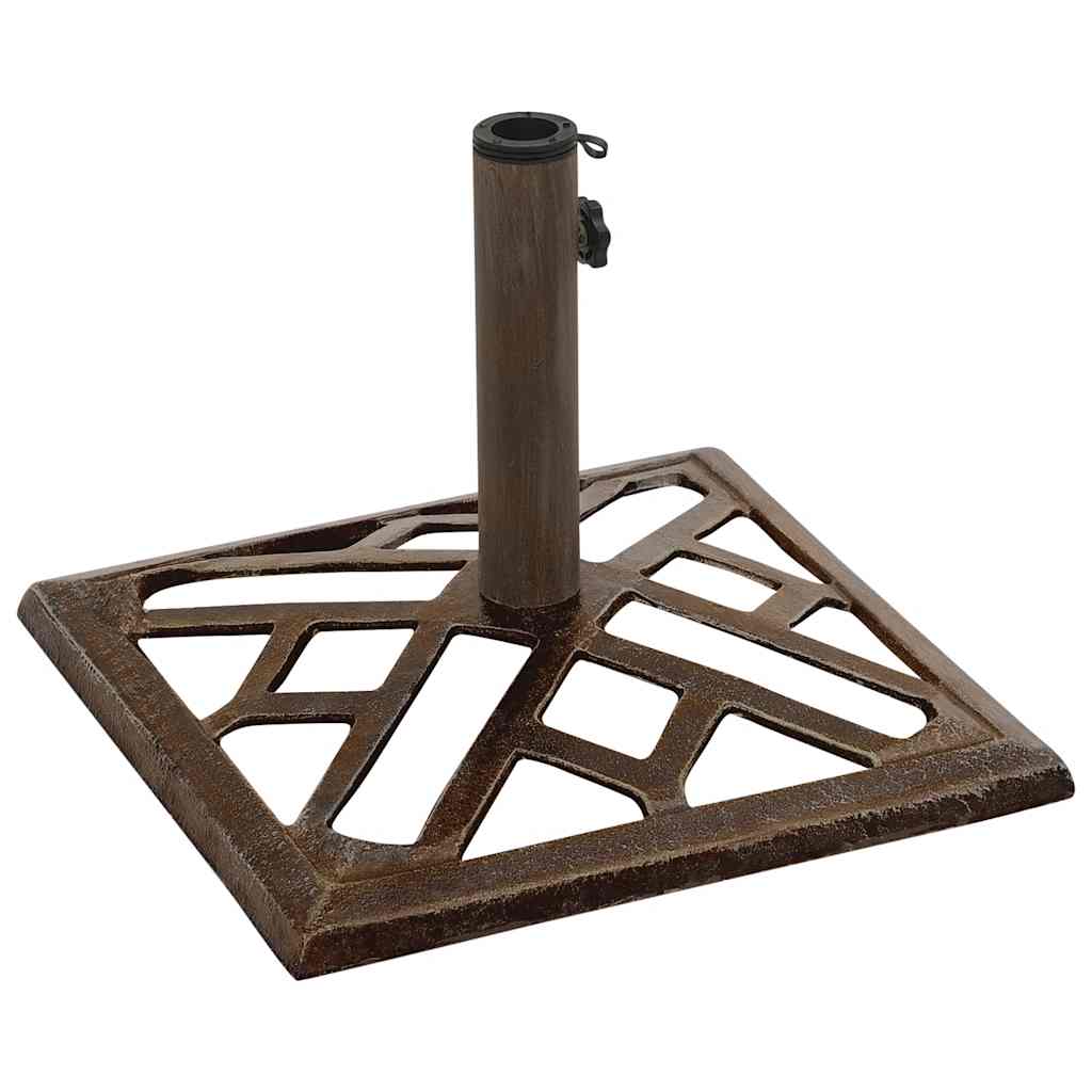 Umbrella Base Bronze 17.3x17.3x12.2 Cast Iron