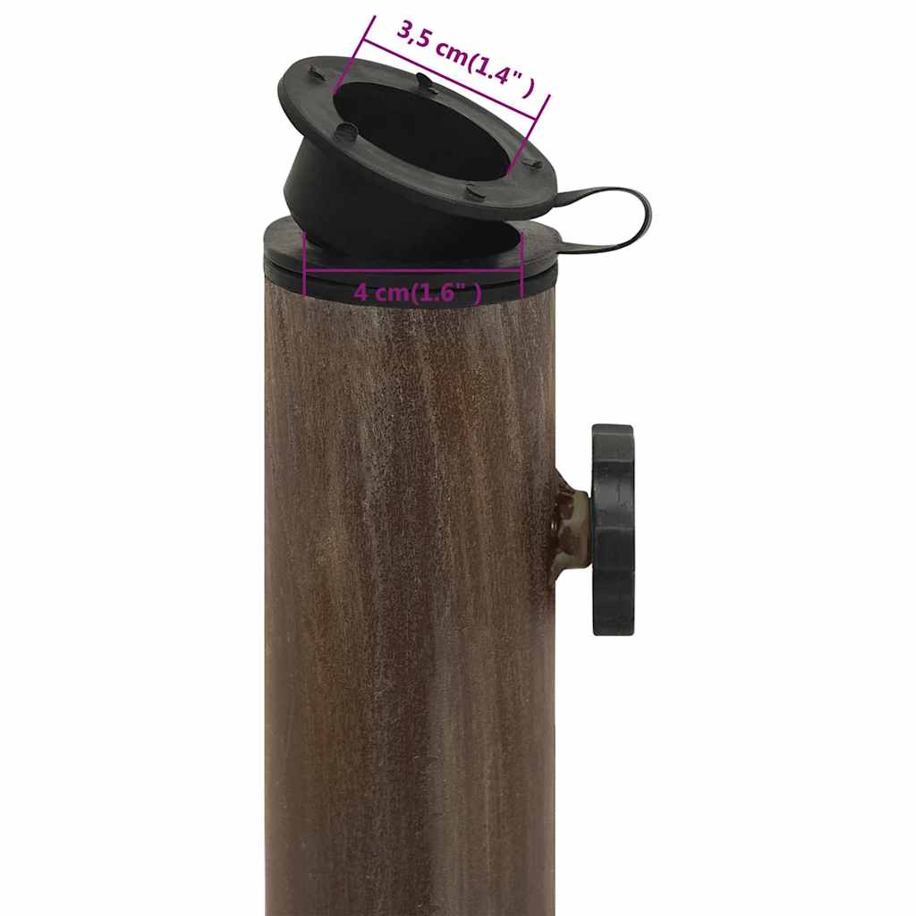 Umbrella Base Bronze 17.3x17.3x12.2 Cast Iron