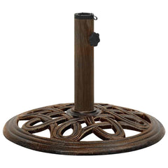 Umbrella Base Bronze 15.7x15.7x12.6 Cast Iron