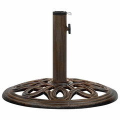 Umbrella Base Bronze 15.7x15.7x12.6 Cast Iron