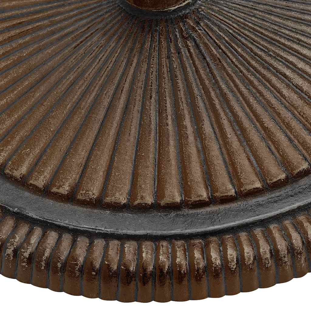 Umbrella Base Bronze 17.7x17.7x11.8 Cast Iron