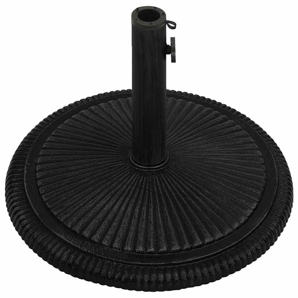 Umbrella Base Black 17.7x17.7x11.8 Cast Iron
