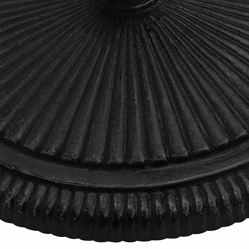Umbrella Base Black 17.7x17.7x11.8 Cast Iron