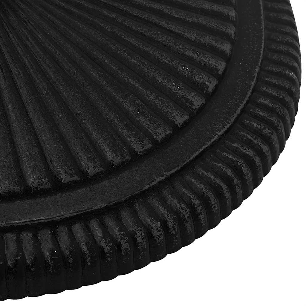 Umbrella Base Black 17.7x17.7x11.8 Cast Iron