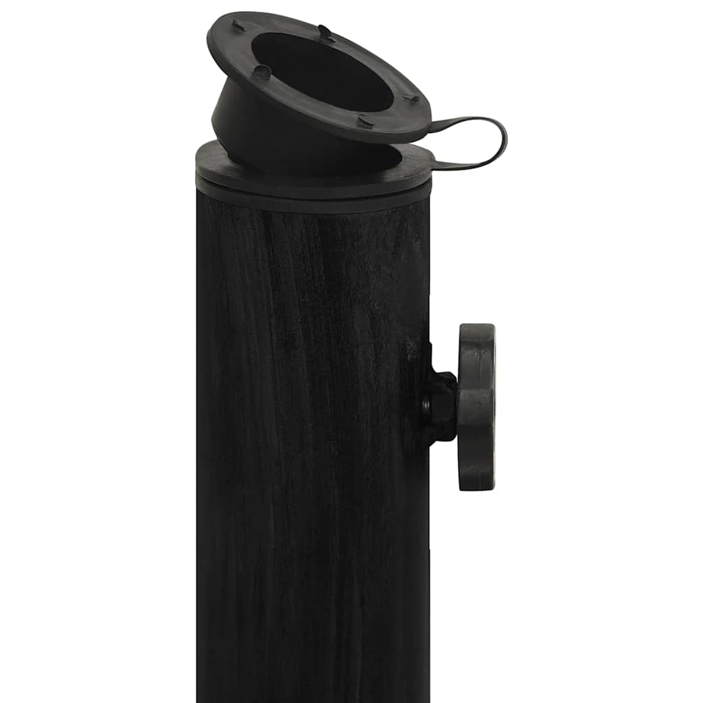 Umbrella Base Black 17.7x17.7x11.8 Cast Iron