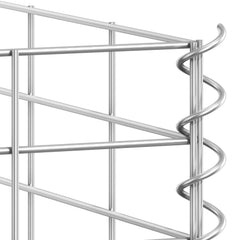 Gabion Raised Beds 4 pcs 11.8x11.8x19.7/39.4/59.1/78.7 Iron