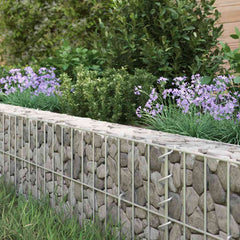 Gabion Raised Bed Silver Galvanized steel Large Durable
