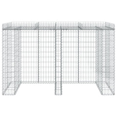 Gabion Wall for Garbage Bin 75.6x35.8x47.2 Galvanized Iron