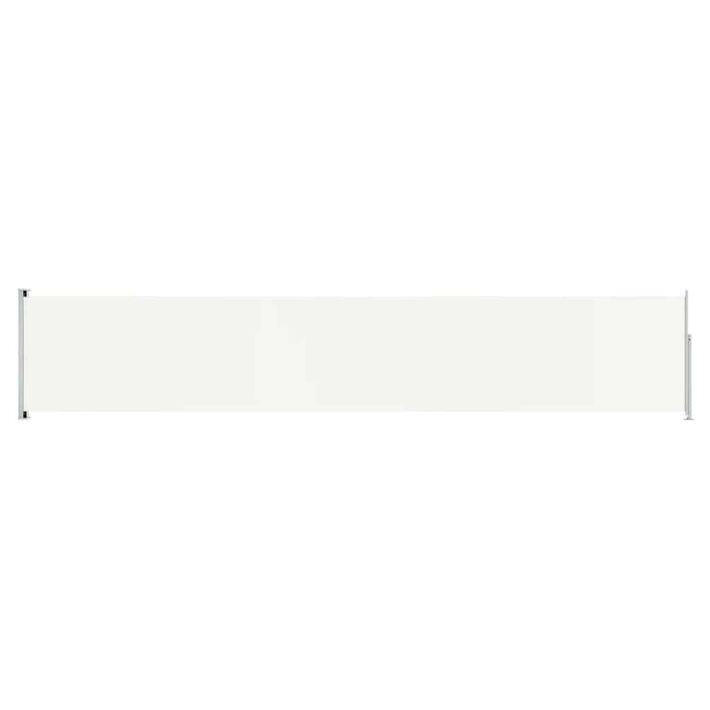 Patio Retractable Side Awning 46.1x236.2 Cream