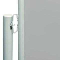 Patio Retractable Side Awning 46.1x236.2 Gray