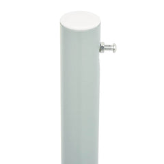 Patio Retractable Side Awning 46.1x236.2 Gray