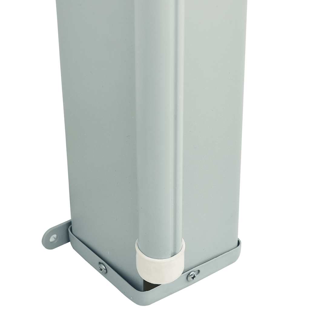 Patio Retractable Side Awning 46.1x236.2 Gray