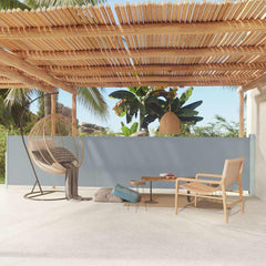 Patio Retractable Side Awning 46.1x236.2 Gray